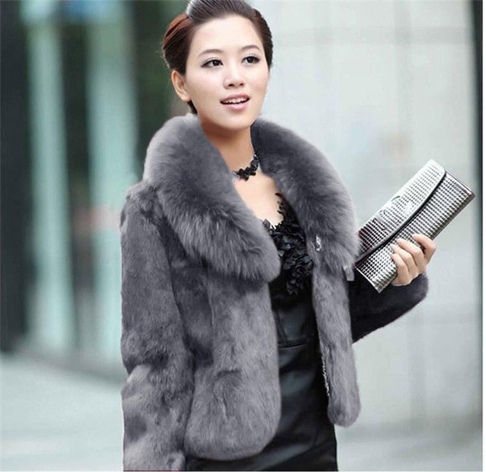High Quality Fluffy Faux Fur Coats