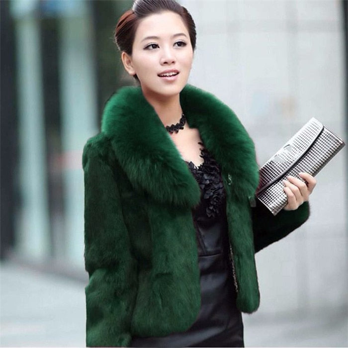 High Quality Fluffy Faux Fur Coats
