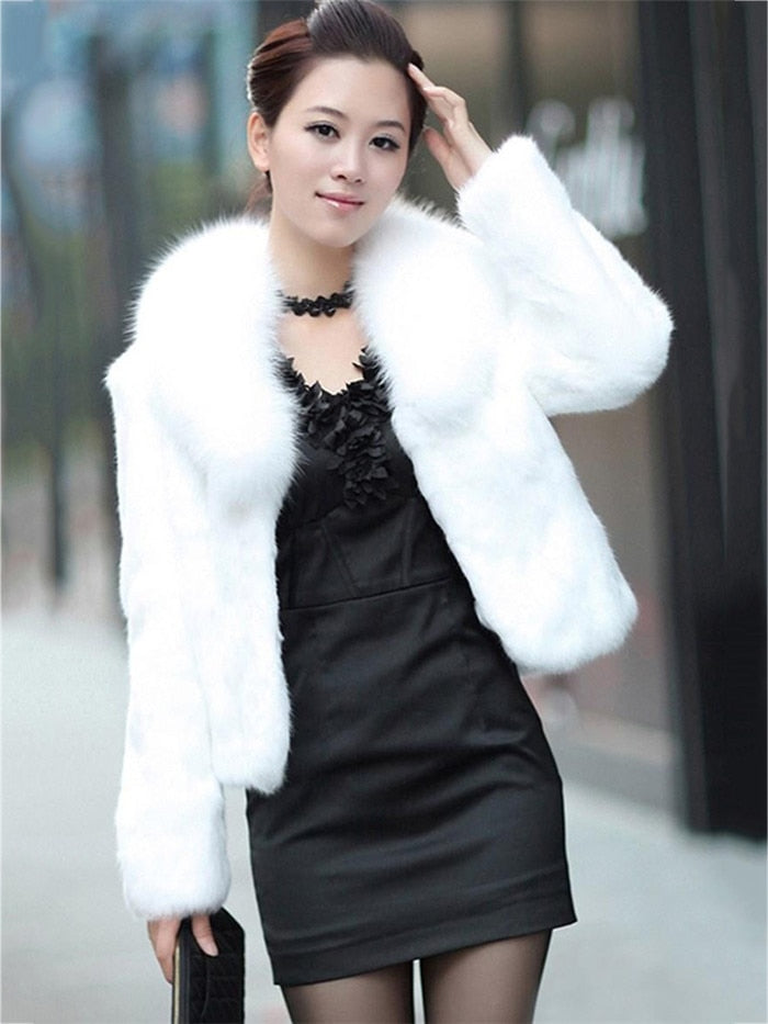 High Quality Fluffy Faux Fur Coats