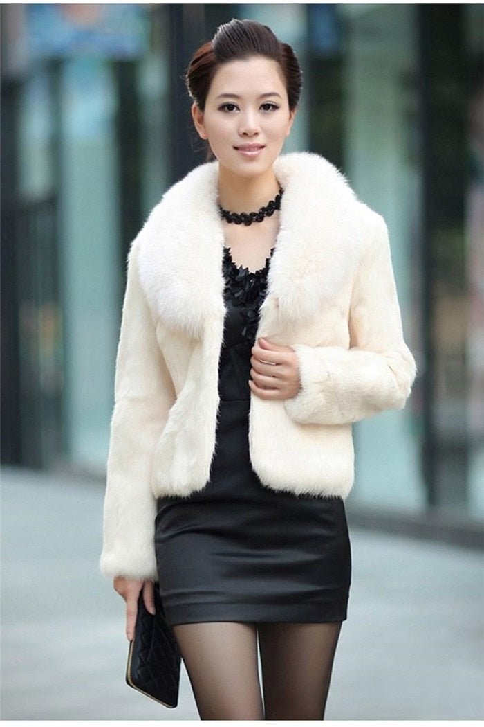 High Quality Fluffy Faux Fur Coats