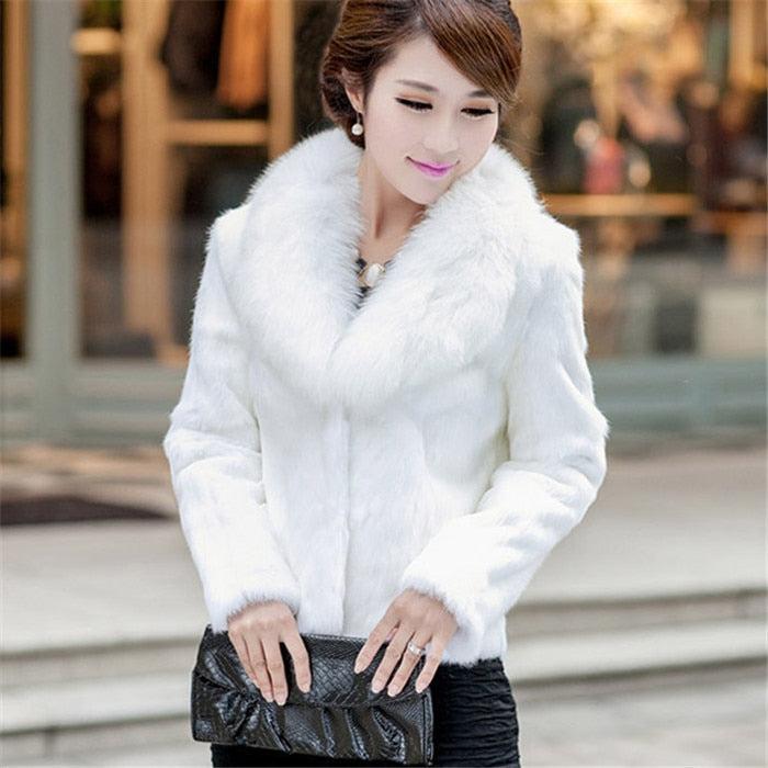 High Quality Fluffy Faux Fur Coats