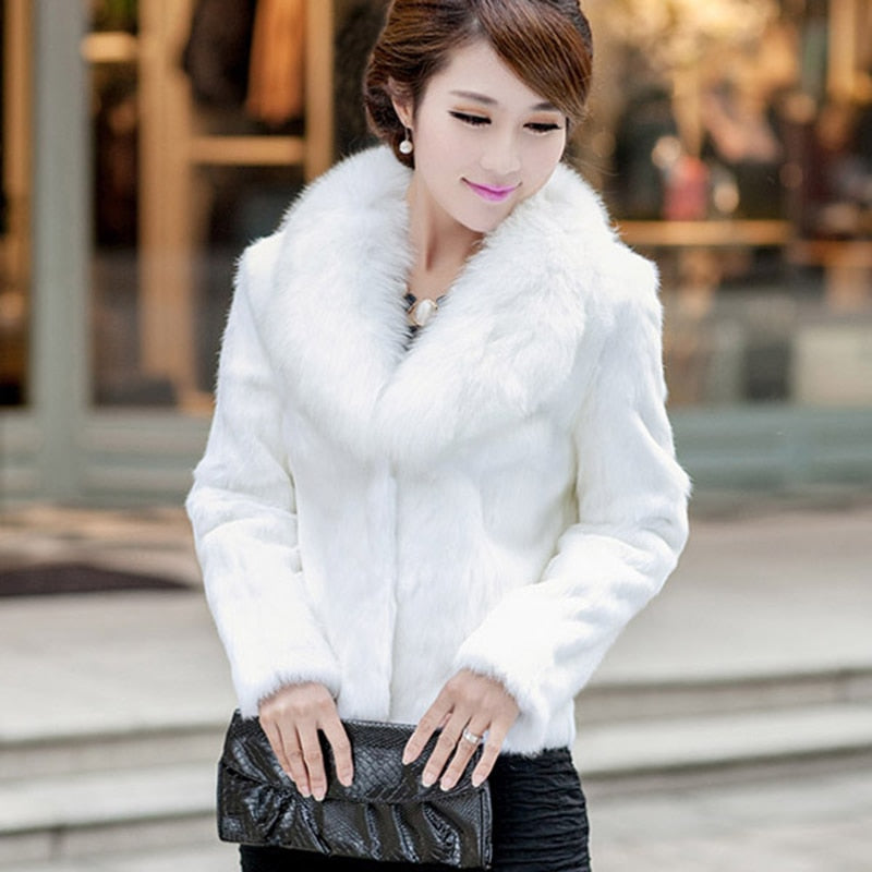 High Quality Fluffy Faux Fur Coats