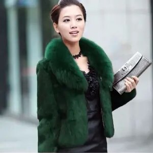High Quality Fluffy Faux Fur Coats
