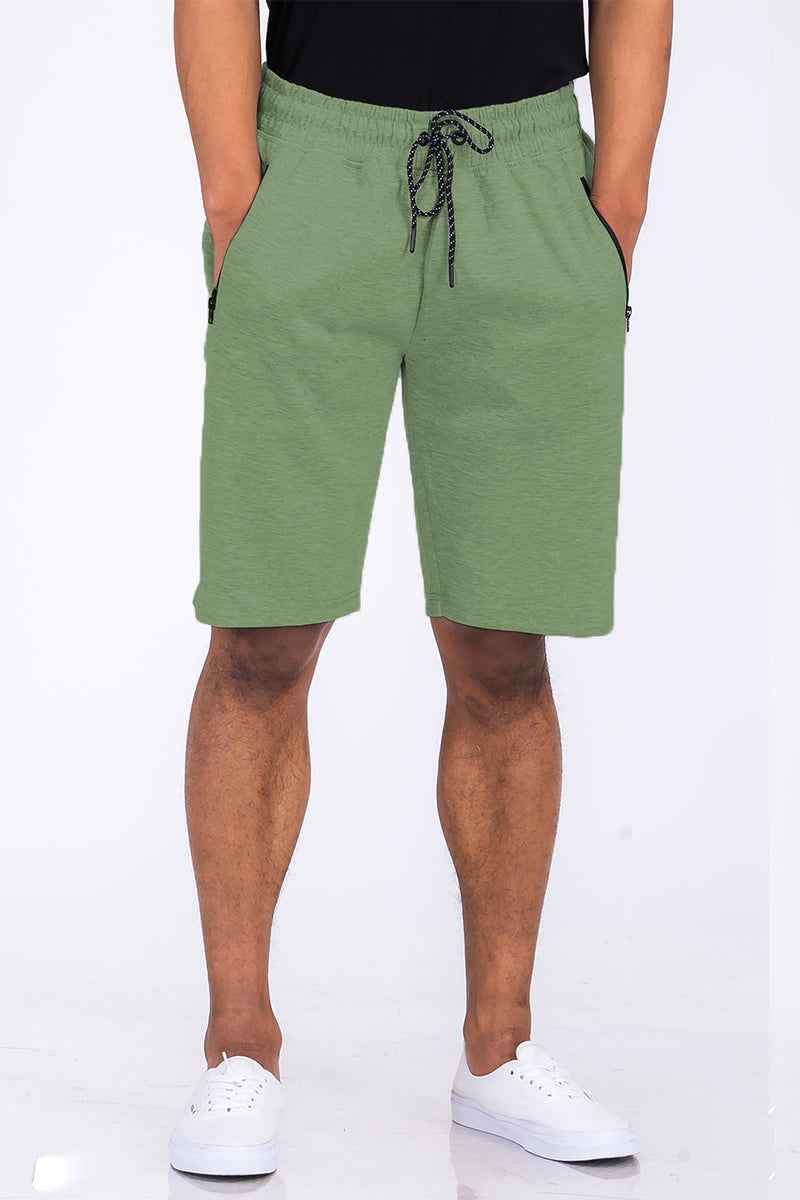 Men's Heathered Cotton Shorts