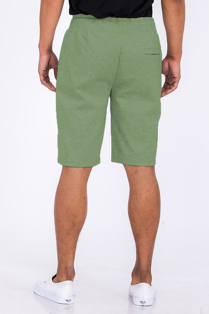 Men's Heathered Cotton Shorts