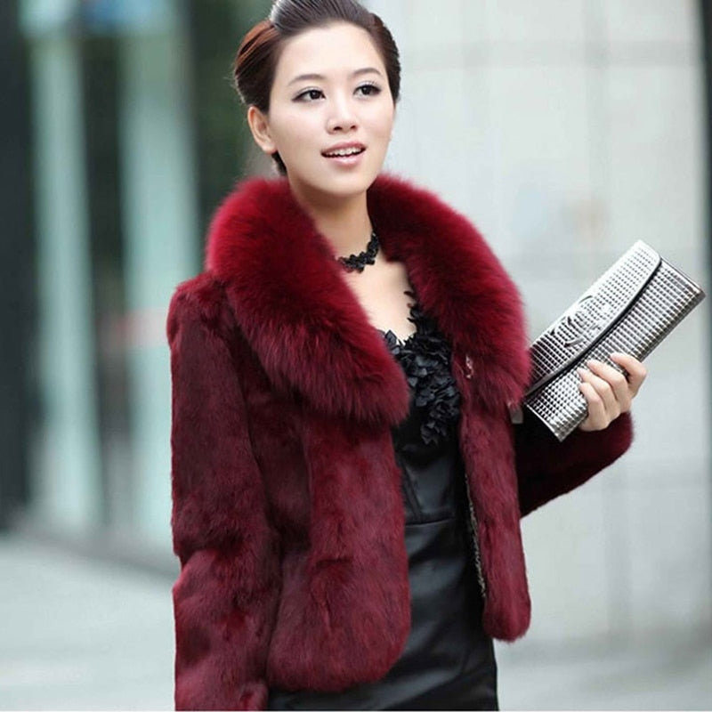 High Quality Fluffy Faux Fur Coats