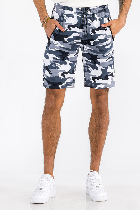 Men's Heathered Cotton Shorts